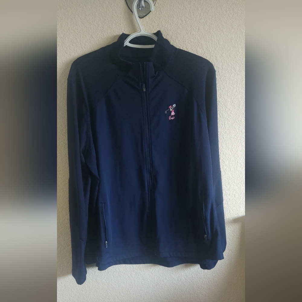 Navy dri-fit Minnie Mouse Golf jacket